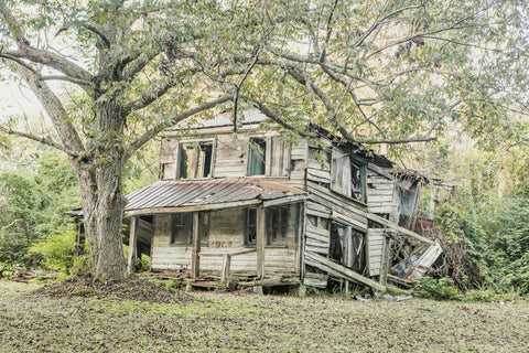Rustic Mansion Note Card