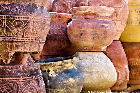 Pink Pots Photographic Print